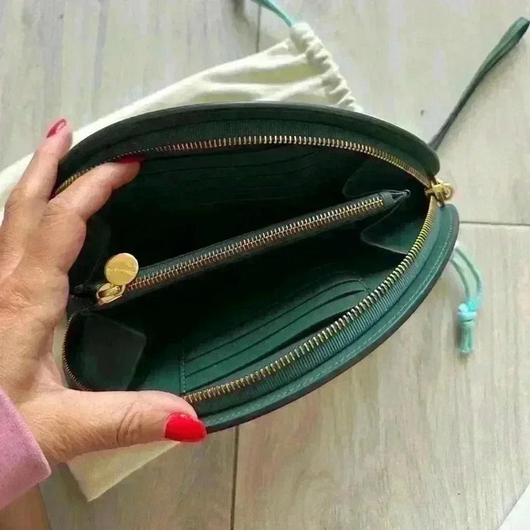 Tiffany & Co. Handbags - Gorgeous Authentic Tiffany & Co emerald green wristlet